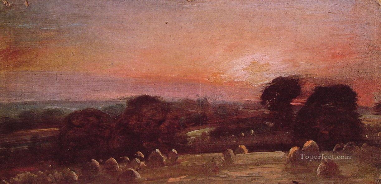 A Hayfield at East Bergholt Romantic landscape John Constable Oil Paintings